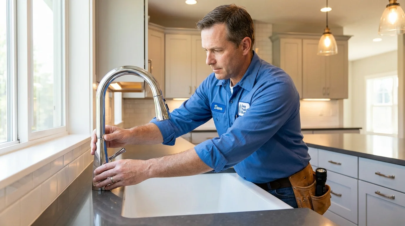 Kitchen faucet installation by Johns Plumbing LLC in Avondale